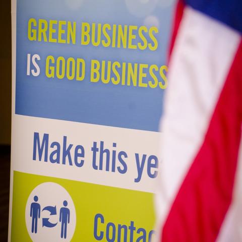 Green Business Network Sign