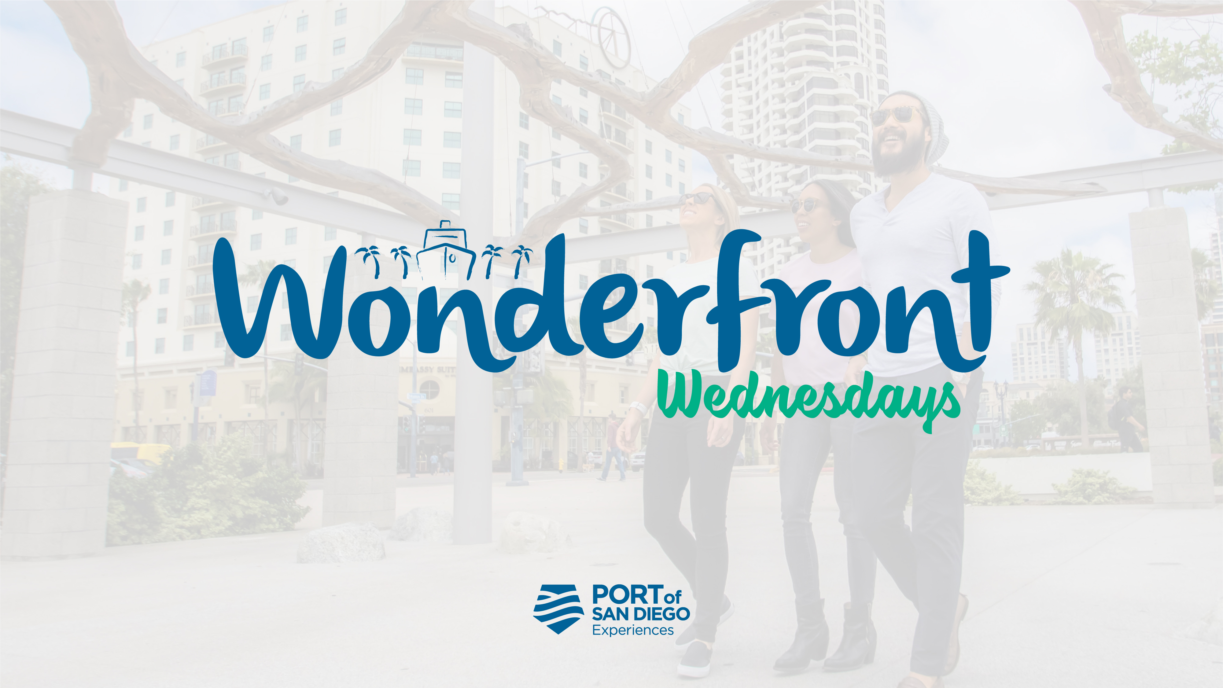 Wonderfront Wednesdays wordmark graphic