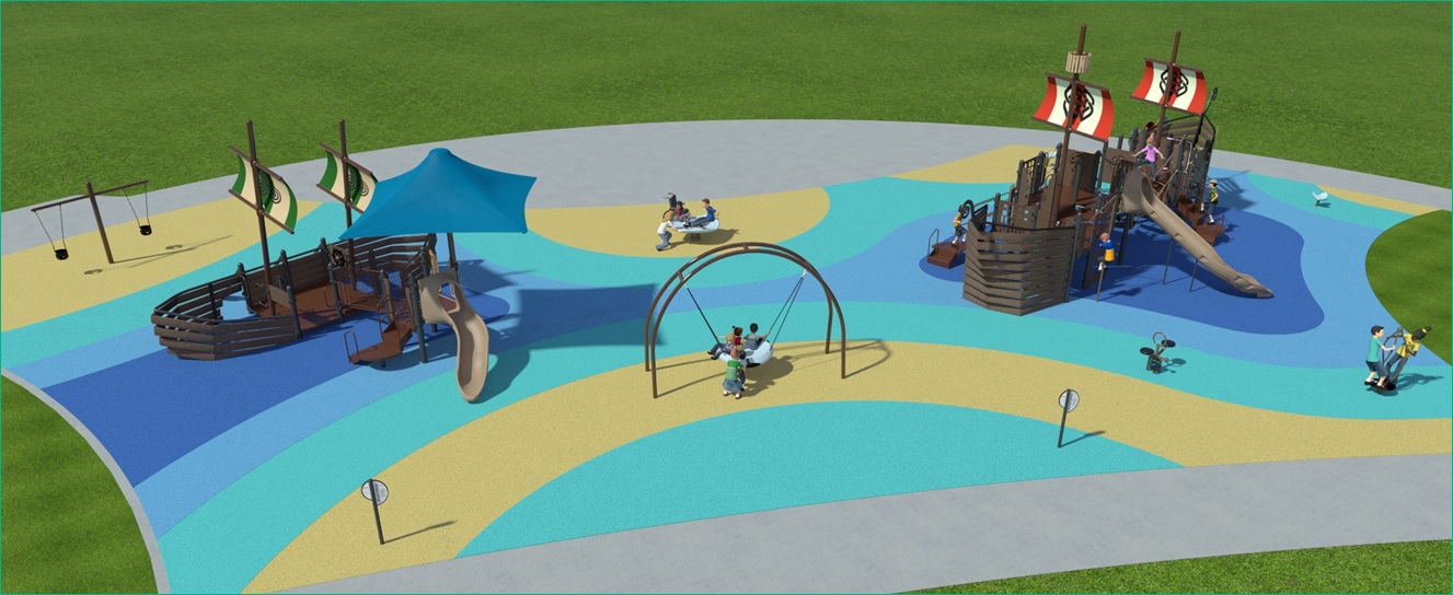 Pepper Park Phase 1 Improvements - Pirate Playground
