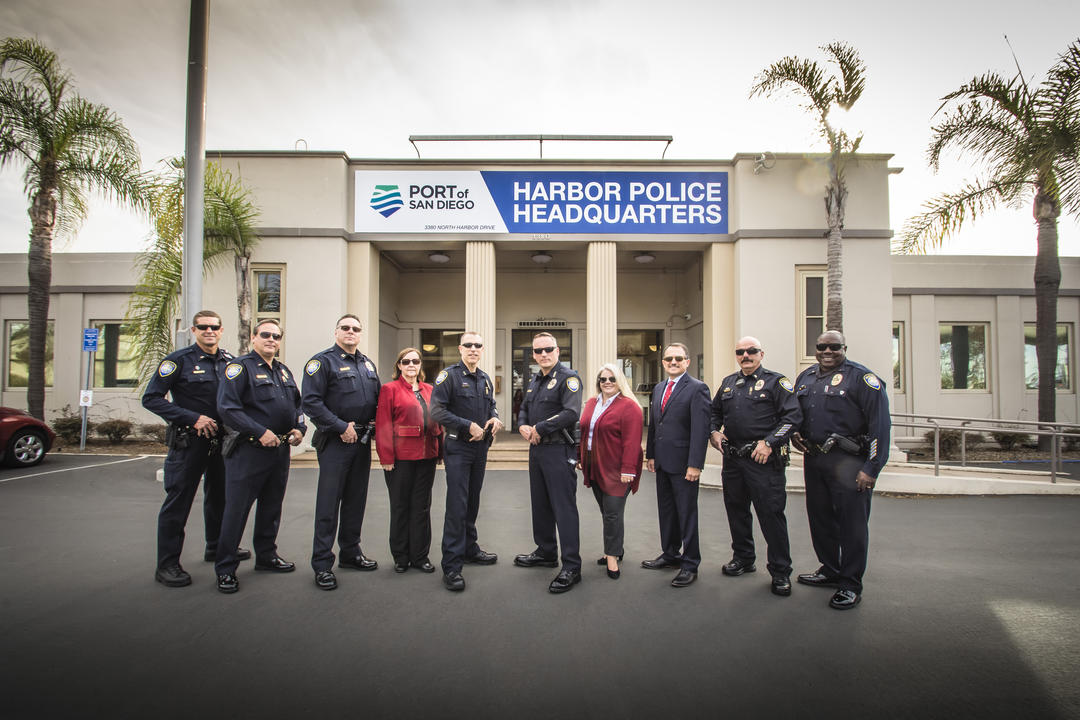 Harbor Police Command team