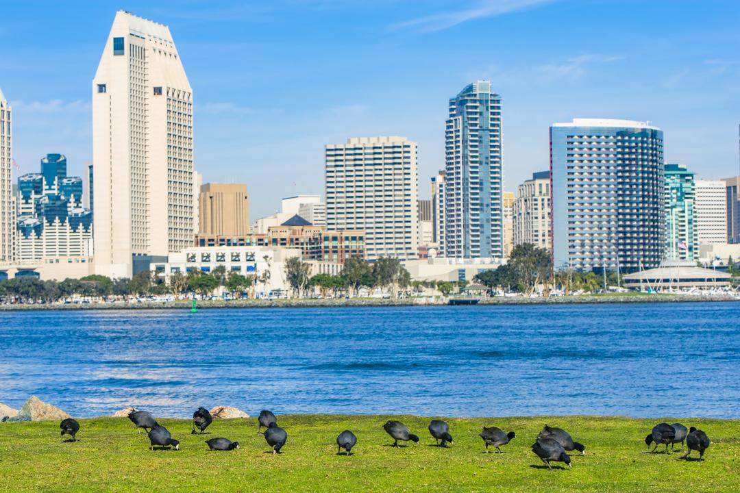 Downtown San Diego from Coronado