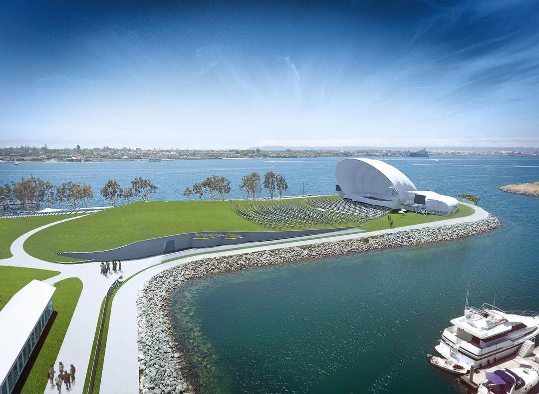 San Diego Symphony Bayside Performance Park Project - Looking West