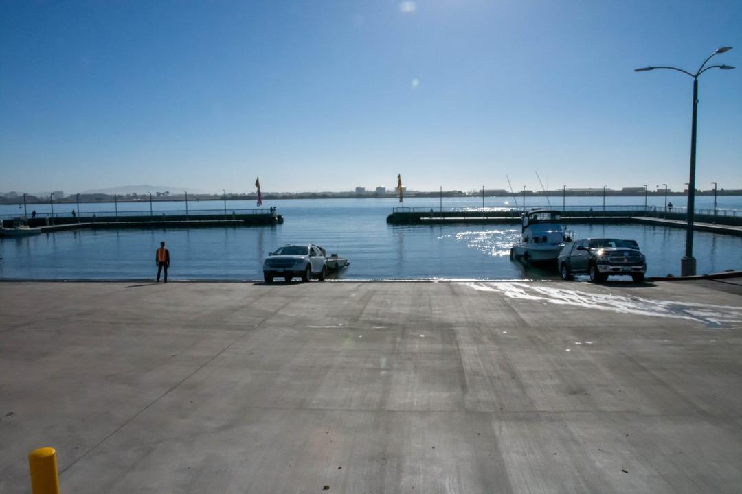 Shelter Island Boat Launch Larger basin