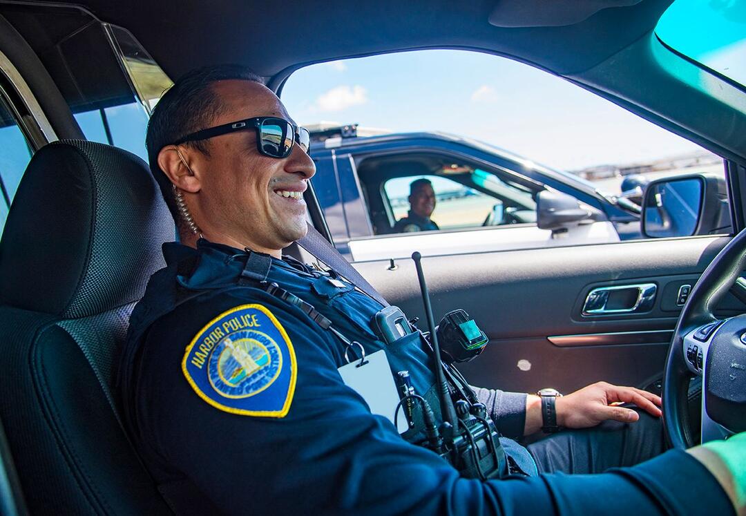 Port of San Diego Harbor Police vehicle patrol