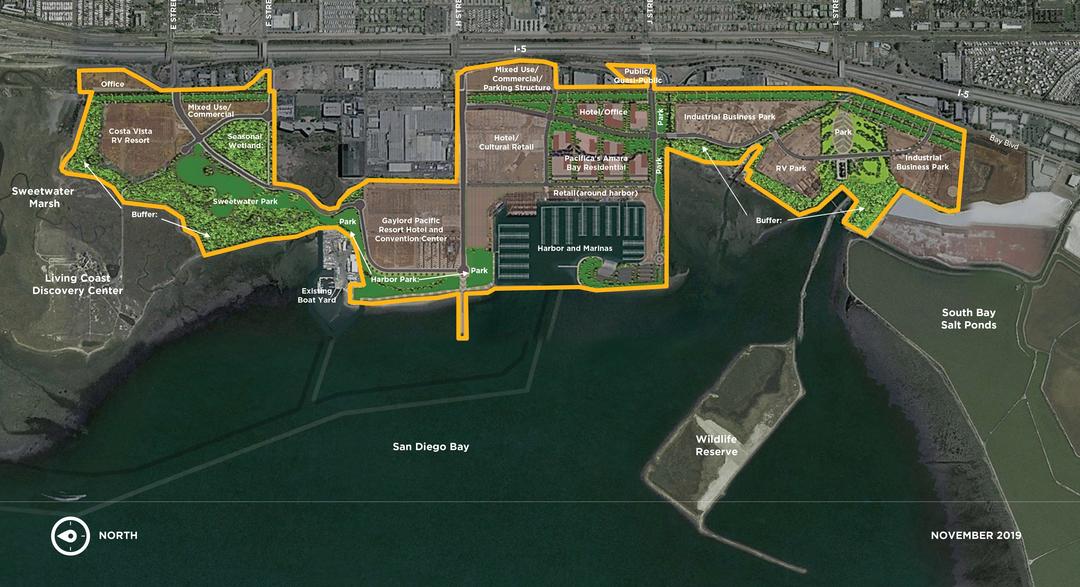 Chula Vista Bayfront Map