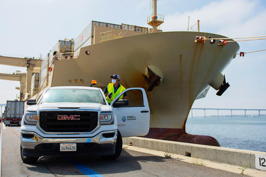 Warfinger at the Port of San Diego