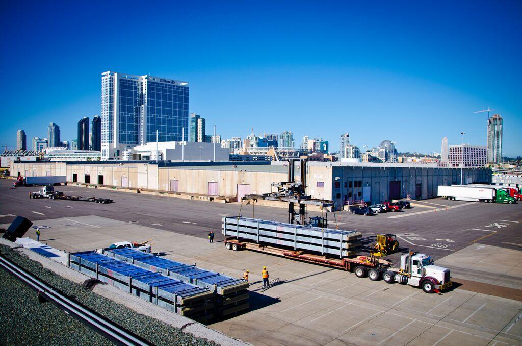 Aerial photo of Port of San Diego Tenth Avenue Marine Terminal