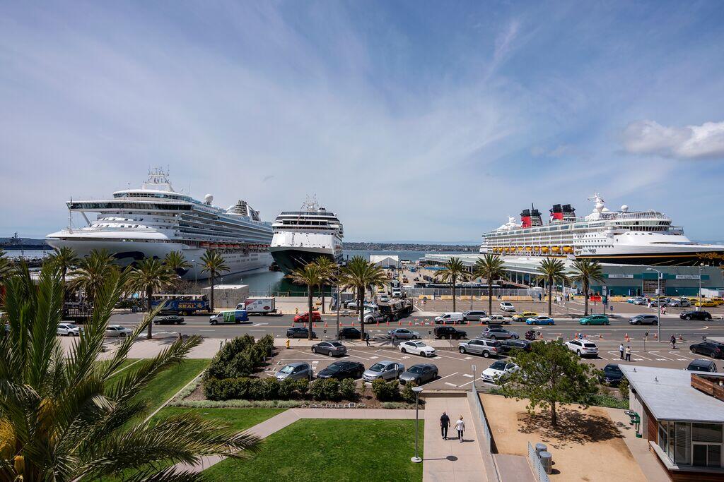 Waterfront view from the Port of San Diego Public Access Point