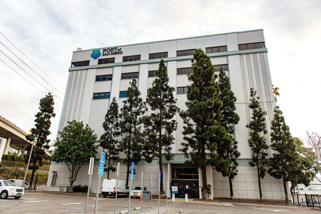 Port of San Diego Administration Building front entrance