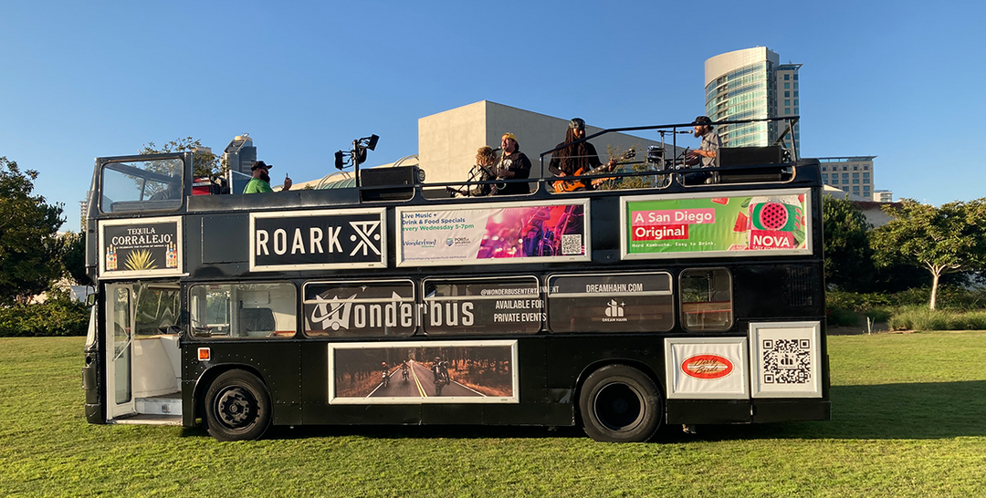 wonderbus - a bus that drives music around San Diego