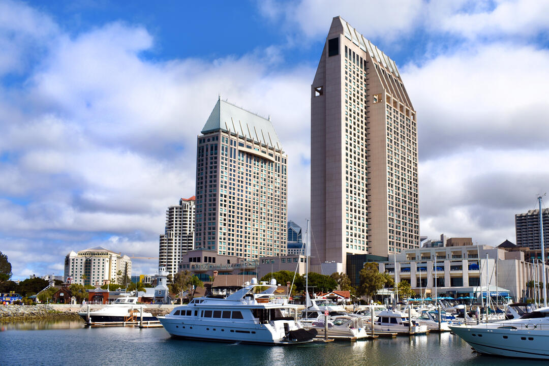 Grand Hyatt from Embarcadero - San Diego