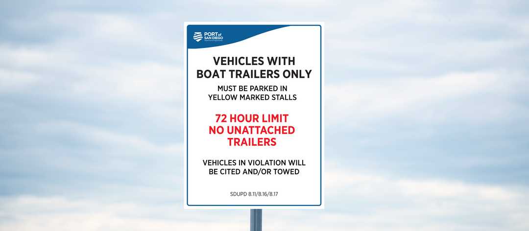 Shelter Island Boat Trailer Sign