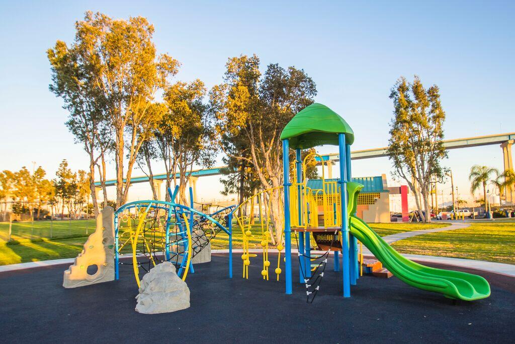 Port Park in Barrio Logan playground equipment