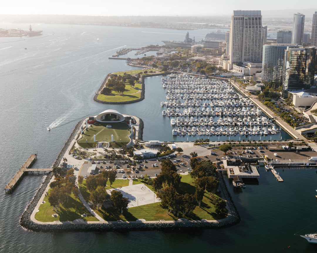 Aerial of San Diego Bay