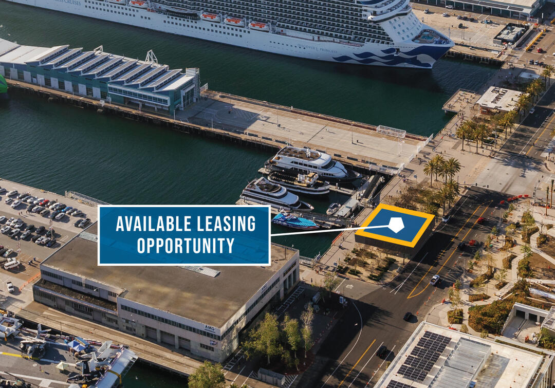 North Embarcadero Visitor Center location indicator