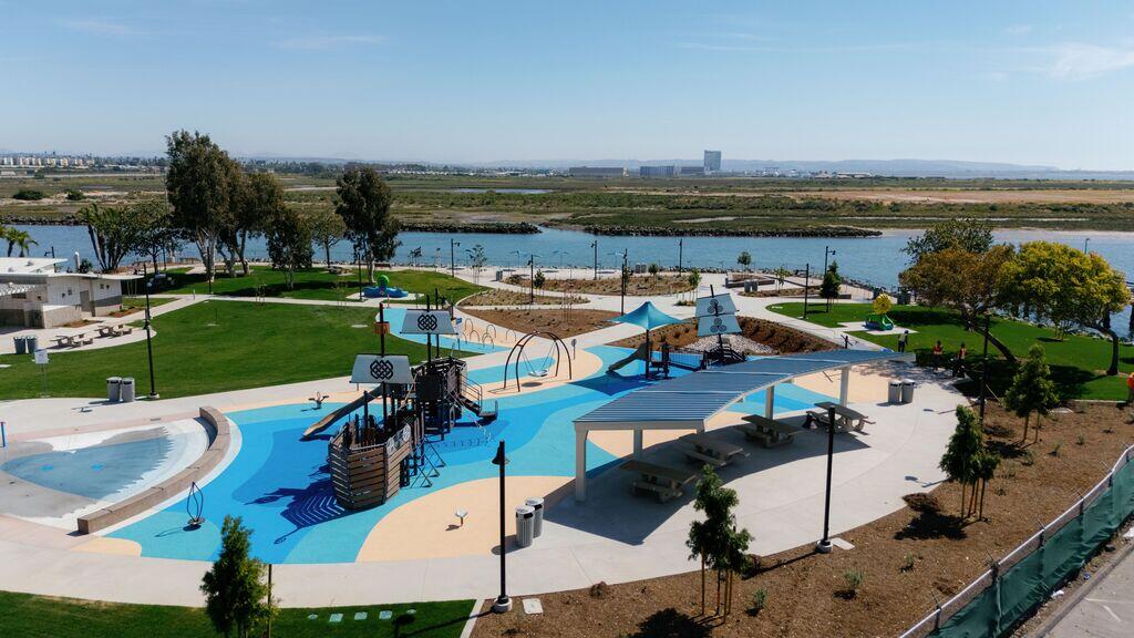 Photo of Pepper Park from above.