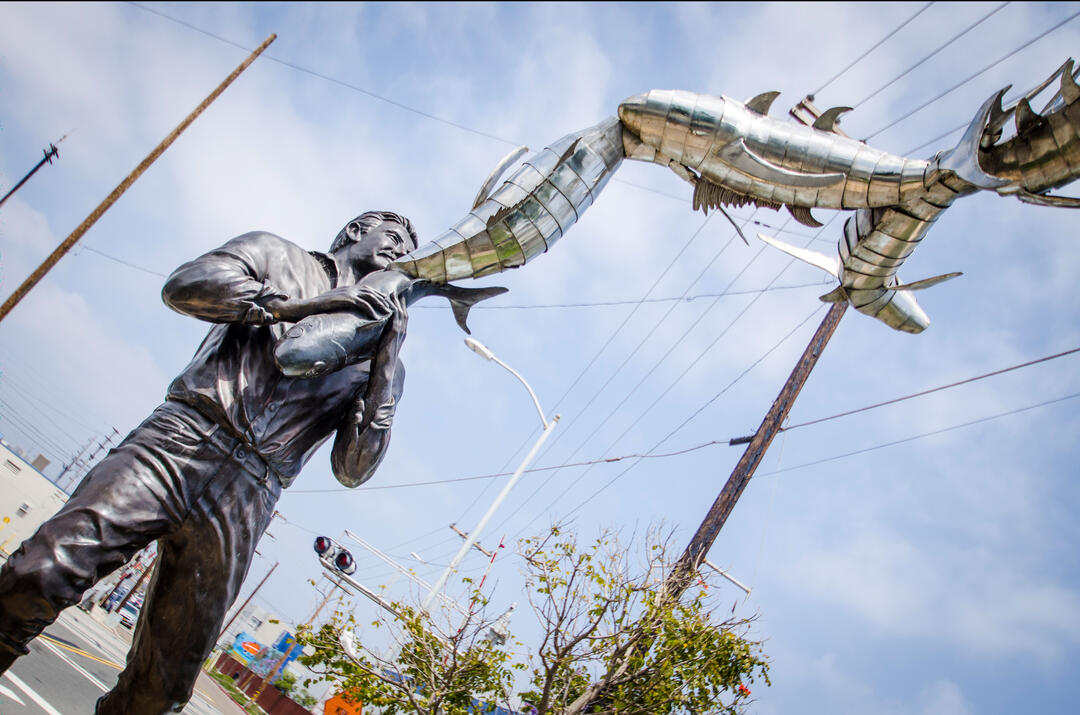 Cannery Worker's Tribute, Albacore Fish Arch