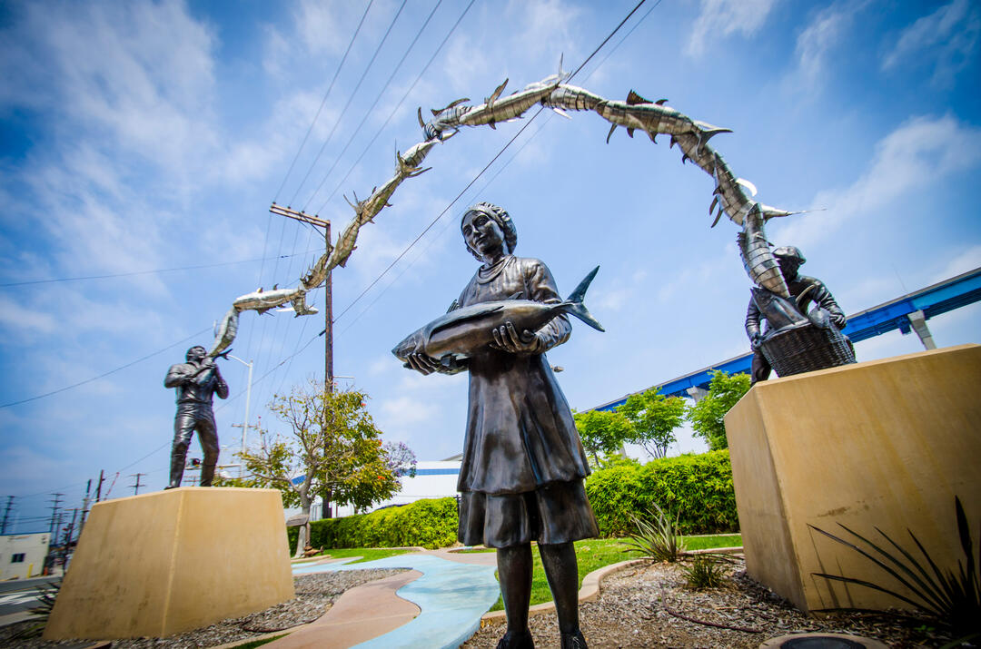 Cannery Worker's Tribute, Albacore Fish Arch
