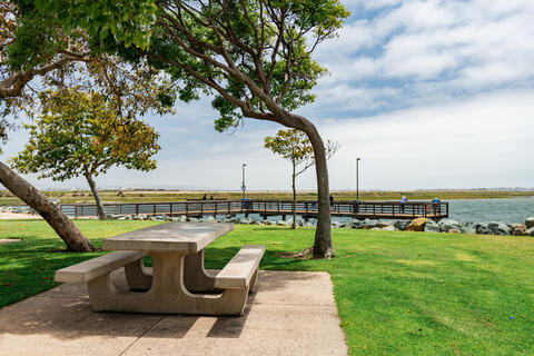 View of the bay from Pepper Park