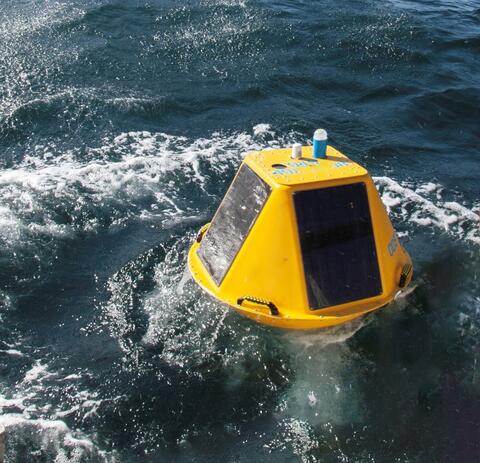 HyperKelp test smart buoy off the coast of Dana Point Harbor, California.