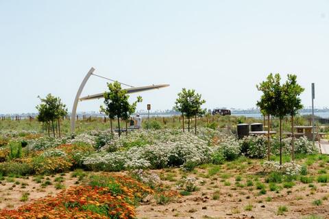 Sweetwater Park on the Chula Vista Bayfront along San Diego Bay.