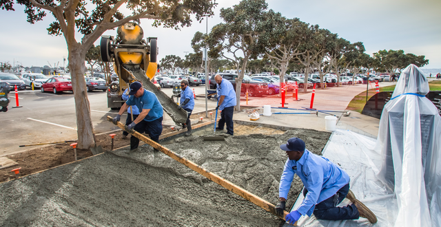 General Service pouring cement at Tuna Harbor Thumbnail
