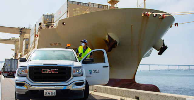 Warfinger at the Port of San Diego