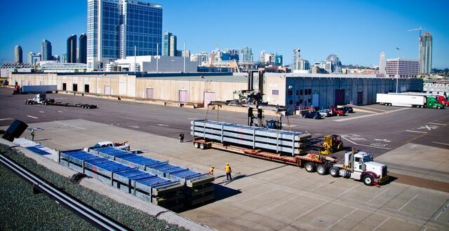 Aerial photo of Port of San Diego Tenth Avenue Marine Terminal