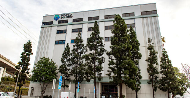 Port of San Diego Administration Building front entrance