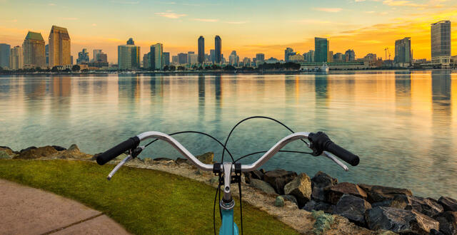 Biking at Coronado