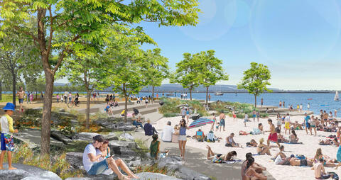 Chula Vista Bayfront Harbor Park Conceptual Rendering terrace