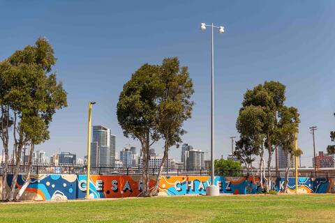 Cesar Chavez Park Mural