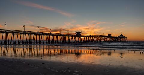 Imperial Beach Pier Sunset