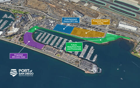 EHI Entertainment District map