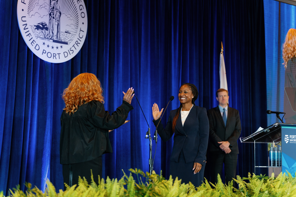 Chair Moore 2025 Port Swearing-in Ceremony