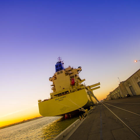 Dole Pacific in port at the Port of San Diego's Tenth Avenue Marine Terminal.