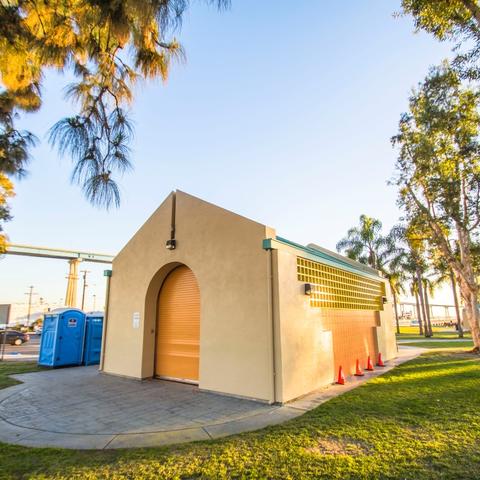 Restroom at Cesar Chavez Park at the Port of San Diego