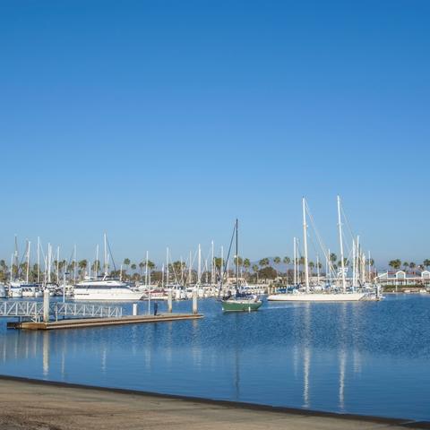 Boat launch at Chula Vista Bayfront Park at the Port of San Diego