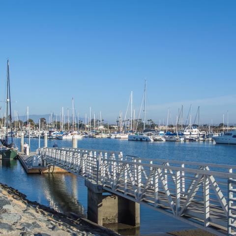 Boat launch at Chula Vista Bayfront Park at the Port of San Diego