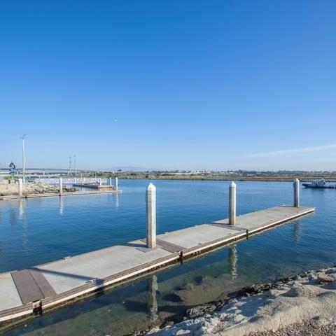 Boat launch at Pepper Park at the Port of San Diego