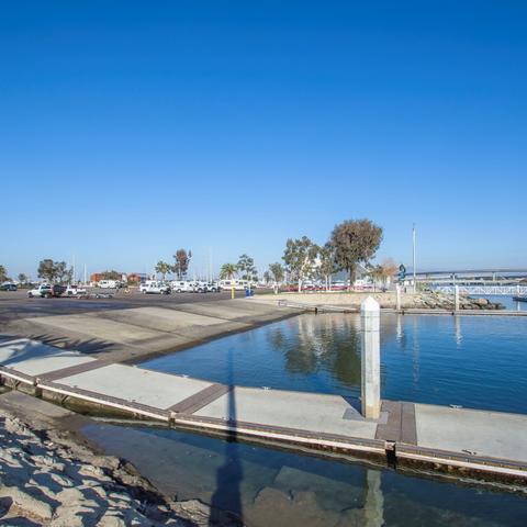 Boat launch Pepper Park at the Port of San Diego