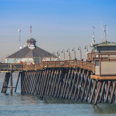 Pier at Portwood Pier Plaza at the Port of San Diego