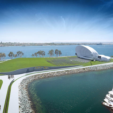 San Diego Symphony Bayside Performance Park Project - Looking West