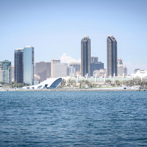 San Diego Symphony Bayside Performance Park - from Coronado