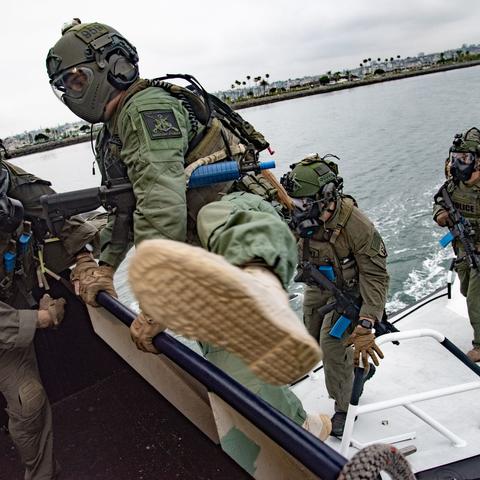 members of the Port of San Diego Harbor Police MARTAC Unit