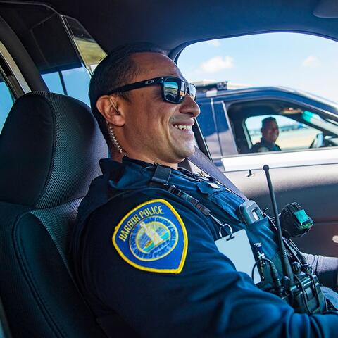 Port of San Diego Harbor Police vehicle patrol