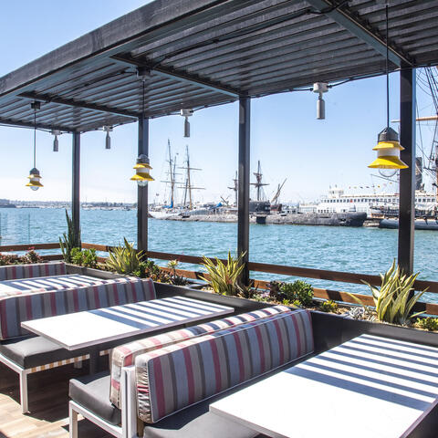 View of San Diego Bay from Portside Pier