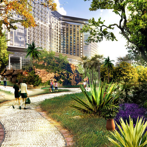 Chula Vista Bayfront Gaylord Pacific Conceptual Rendering View