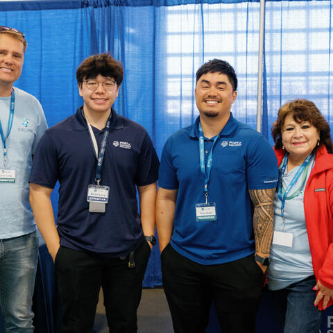 2024 People of the Port Career Fair Organization extending a handshake