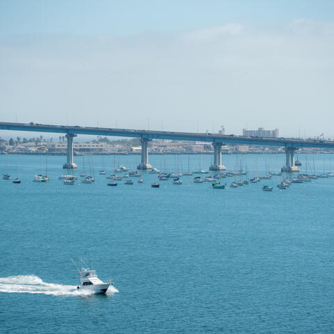 Aerial of the Port of San Diego, San Diego Bay